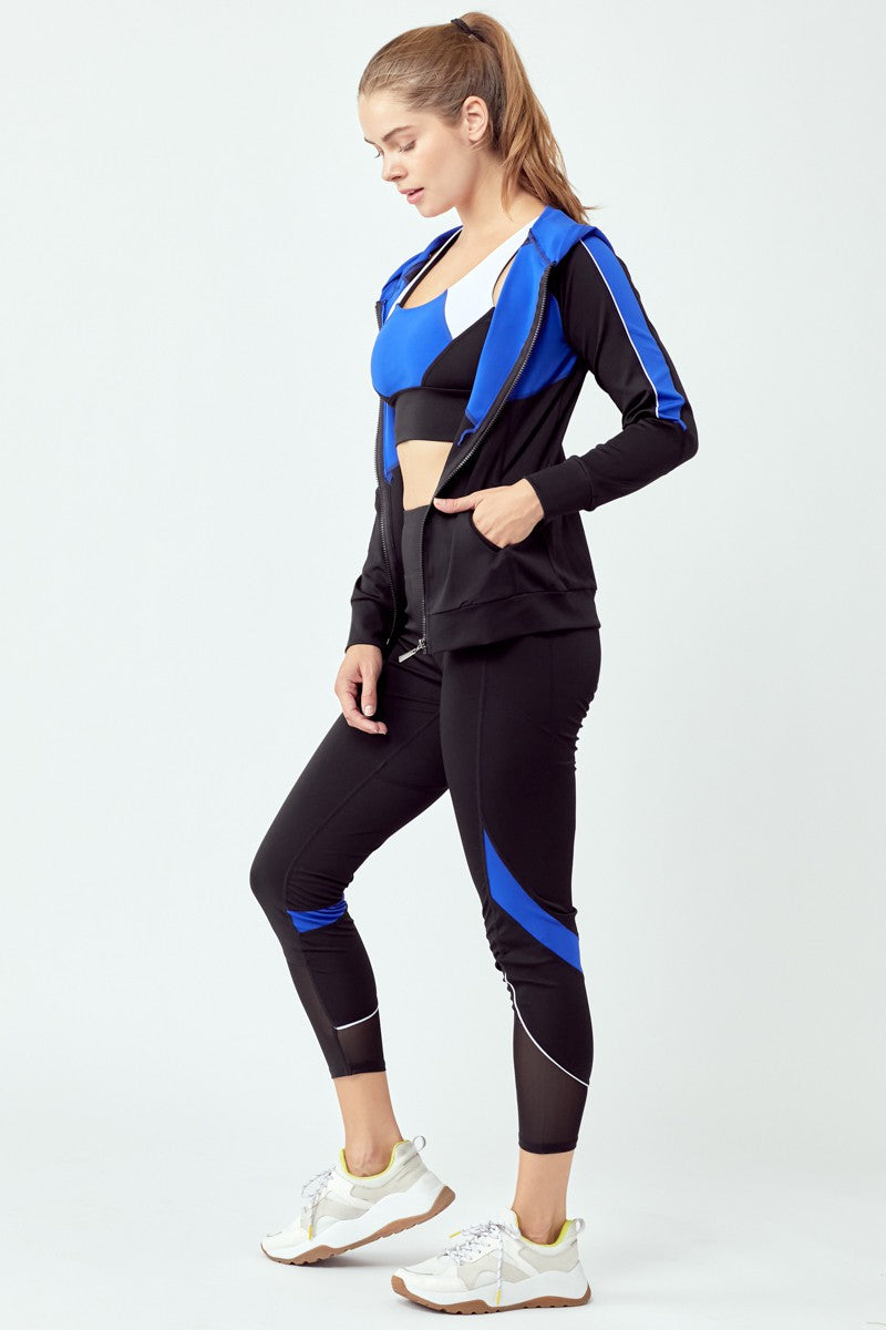 woman's 3 Piece Activewear Set, gym set