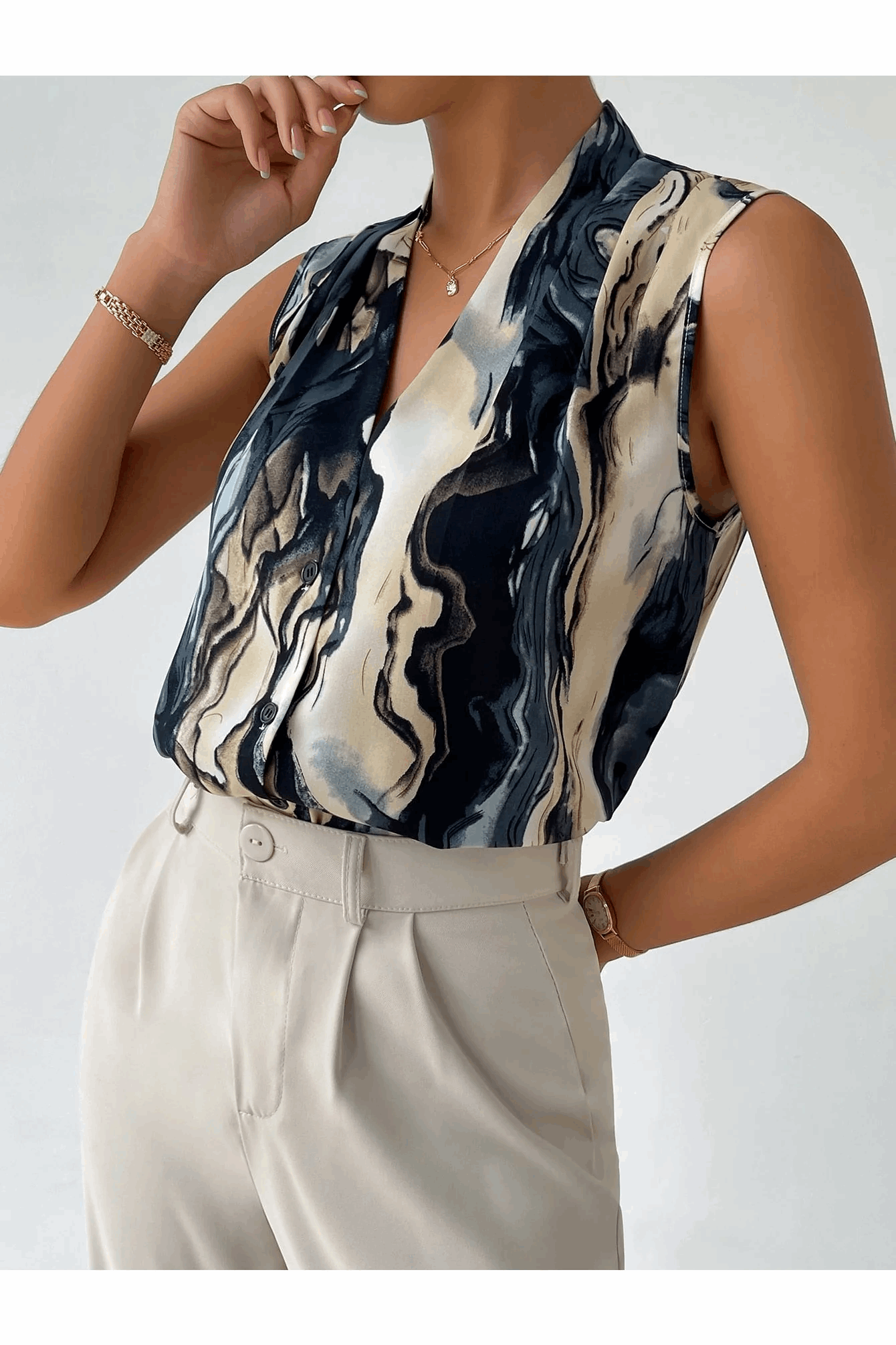 Ladies Tops Summer Lightweight Sleeve Blouses Lapel Button Down Soft Shirts Solid Color