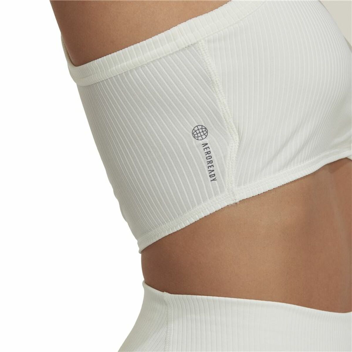 Sports Bra Adidas Yoga Studio White