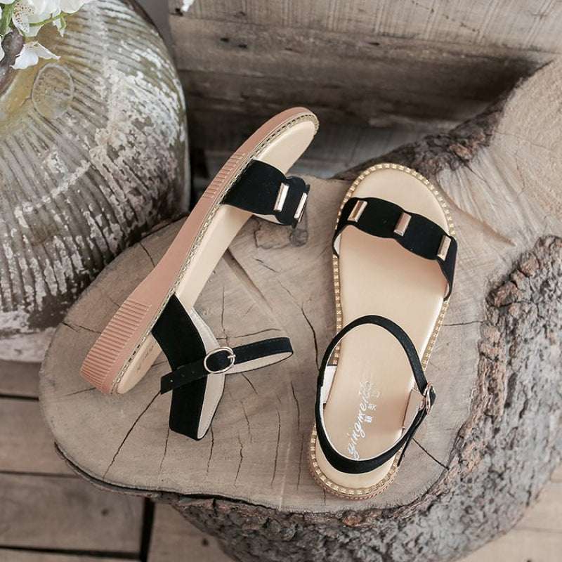 With Chunky Heel Fairy Style All-match Sandals