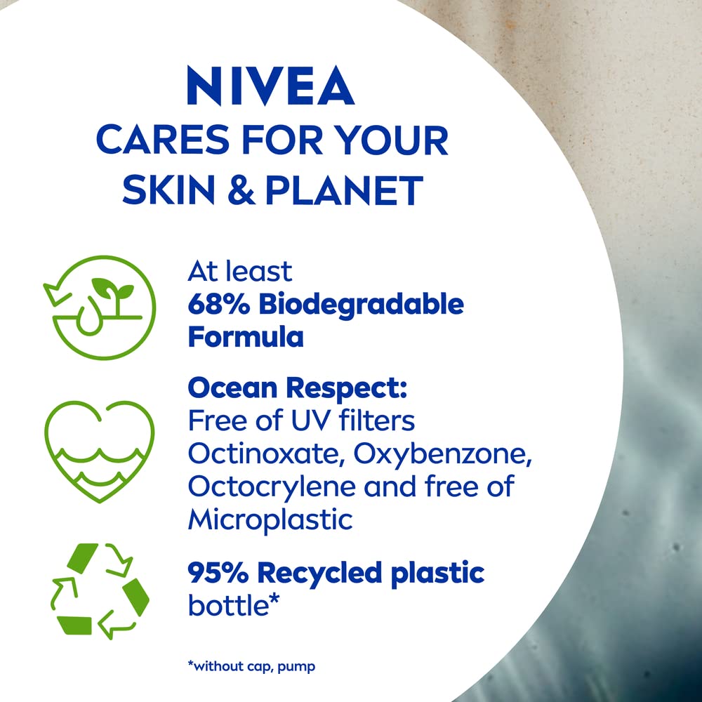 NIVEA Sun Protect & Moisture Sun Spray SPF 30 (200 ml), Moisturising Suncream Spray with SPF 30, Advanced Sunscreen Providing Immediate, Effective UVA + UVB Protection