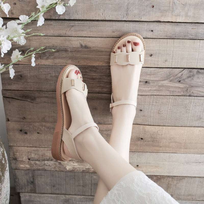 With Chunky Heel Fairy Style All-match Sandals