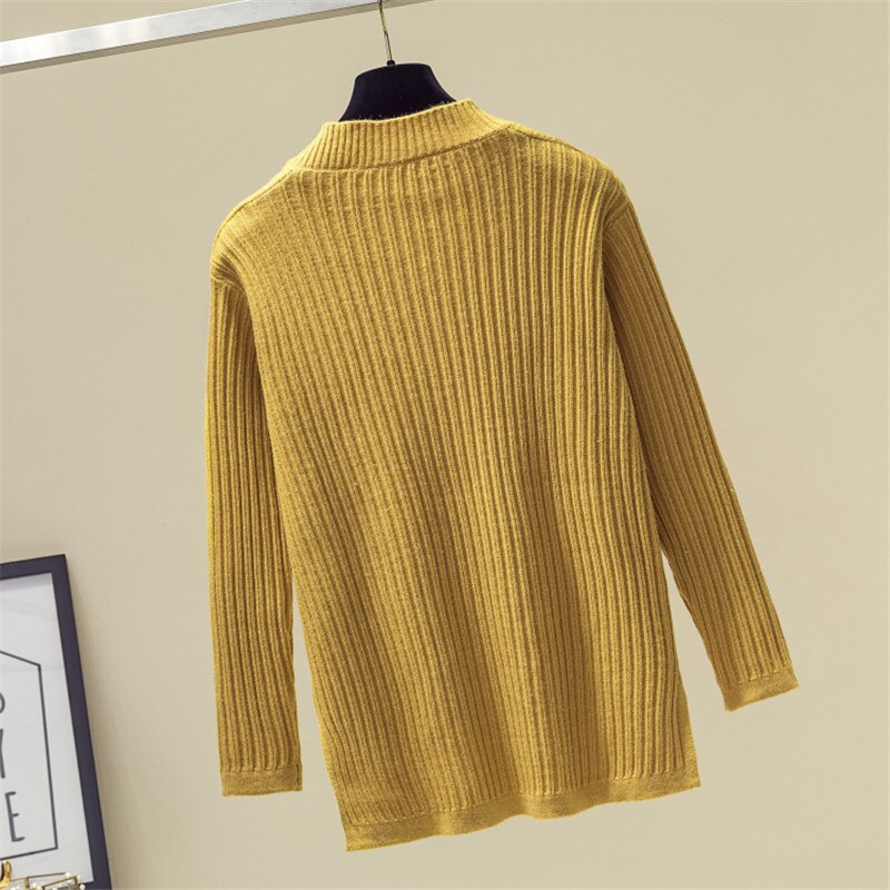 V Neck Sweater Women Winter Casual