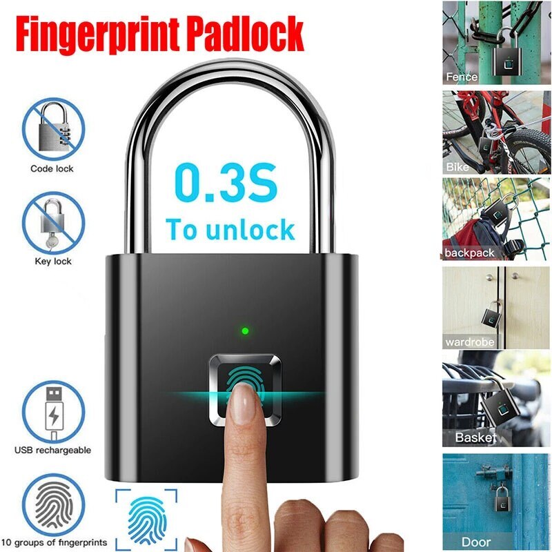 Fingerprint Lock Keyless Waterproof Anti-theft Smart Lock Fingerprint