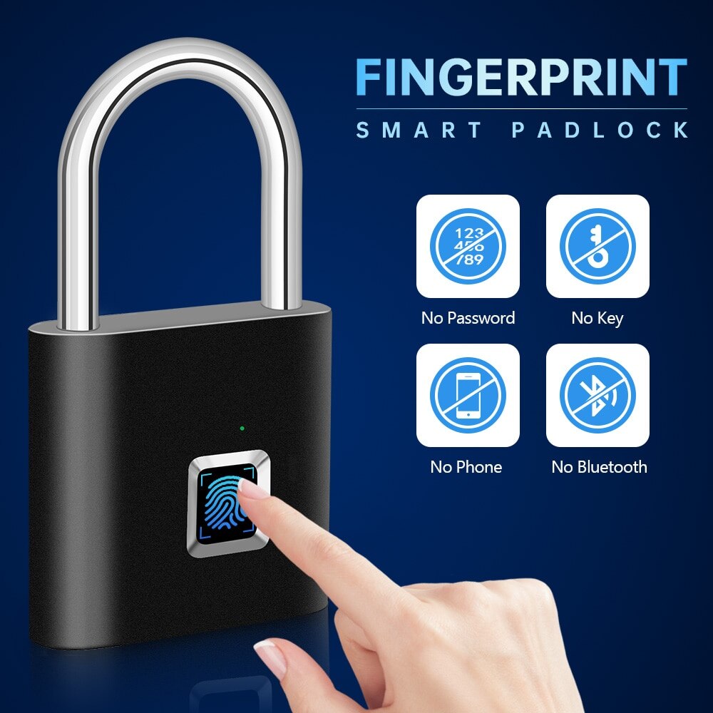 Fingerprint Lock Keyless Waterproof Anti-theft Smart Lock Fingerprint