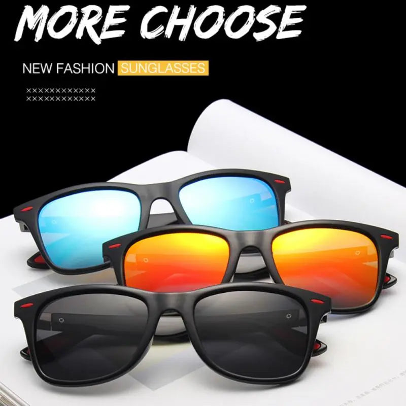 UV400 Glass Polarized Optical Magnetic Sunglasses Driving Square Frame Sun Glasses Male Goggle High Quality