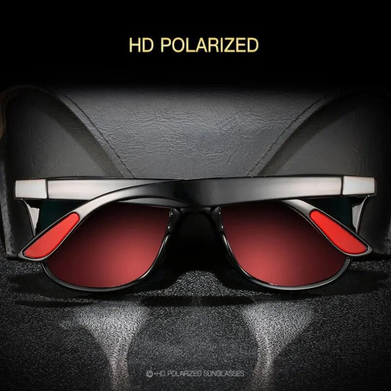 UV400 Glass Polarized Optical Magnetic Sunglasses Driving Square Frame Sun Glasses Male Goggle High Quality