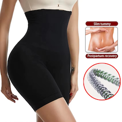 Women's High Waist Flat Angle Shaper Pants | Postpartum Buttocks Lifter