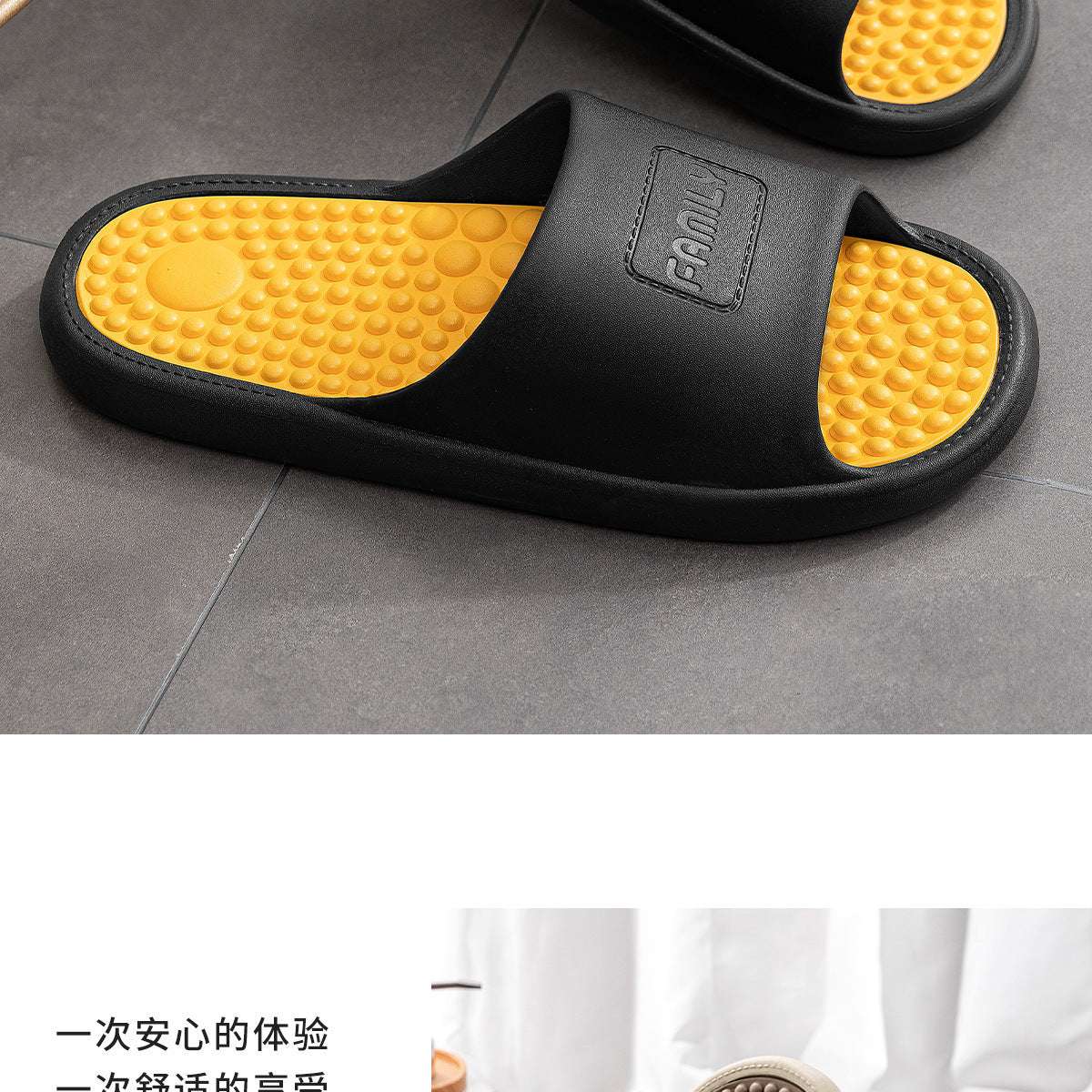 Flipflop to wear outside in summer 2025 new style indoor home bathroom bath non-slip household slippers