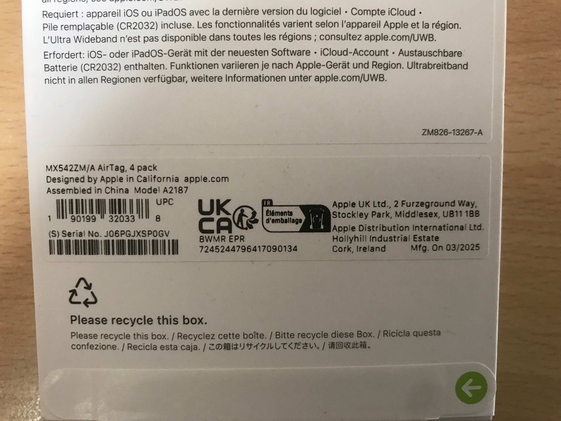 Apple Air Tags, Track your keys, wallet, luggage, backpack. Replaceable battery. Water-resistant.