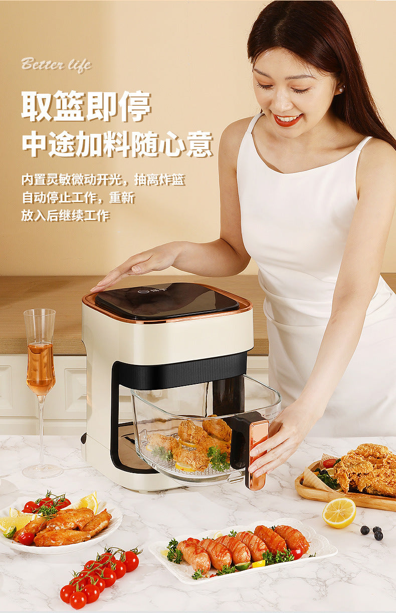 Air fryer multifunctional air fryer visual air fryer household air electric fryer smart