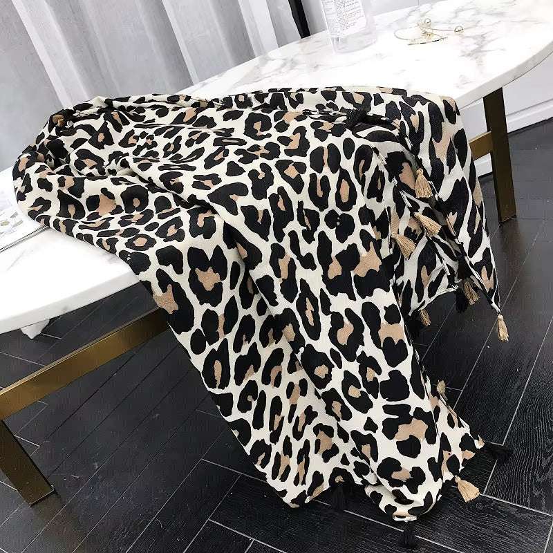 Beautiful Scarves for Women Dressy Women Scarfs for Women Leopard Scarfs Women Beach Wrap Women Leopard Scarf