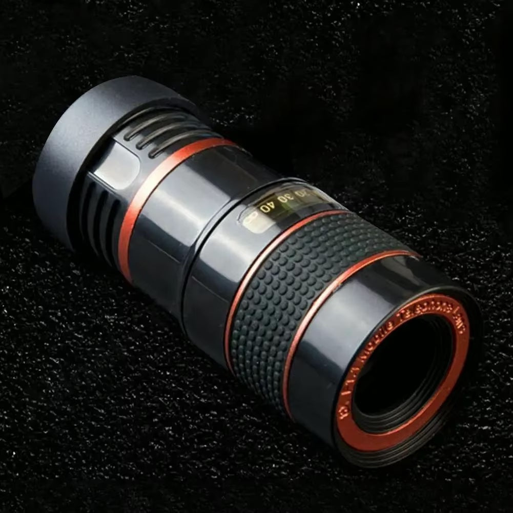 8X 12X 20X Lens with Clips for Mobile Phone Camera Zoom Telescope Wide Angle Macro Fisheye Camera Lens Kit for iphone Xiaomi