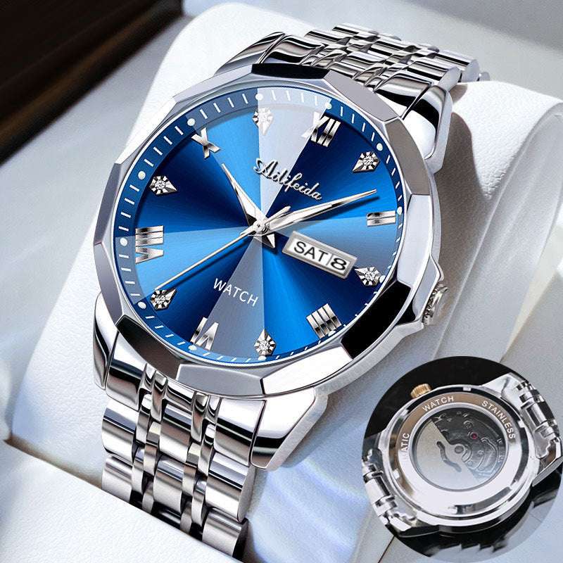 Luxury Men's Watch AILIFEIDA Waterproof Luminous Calendar Fashion