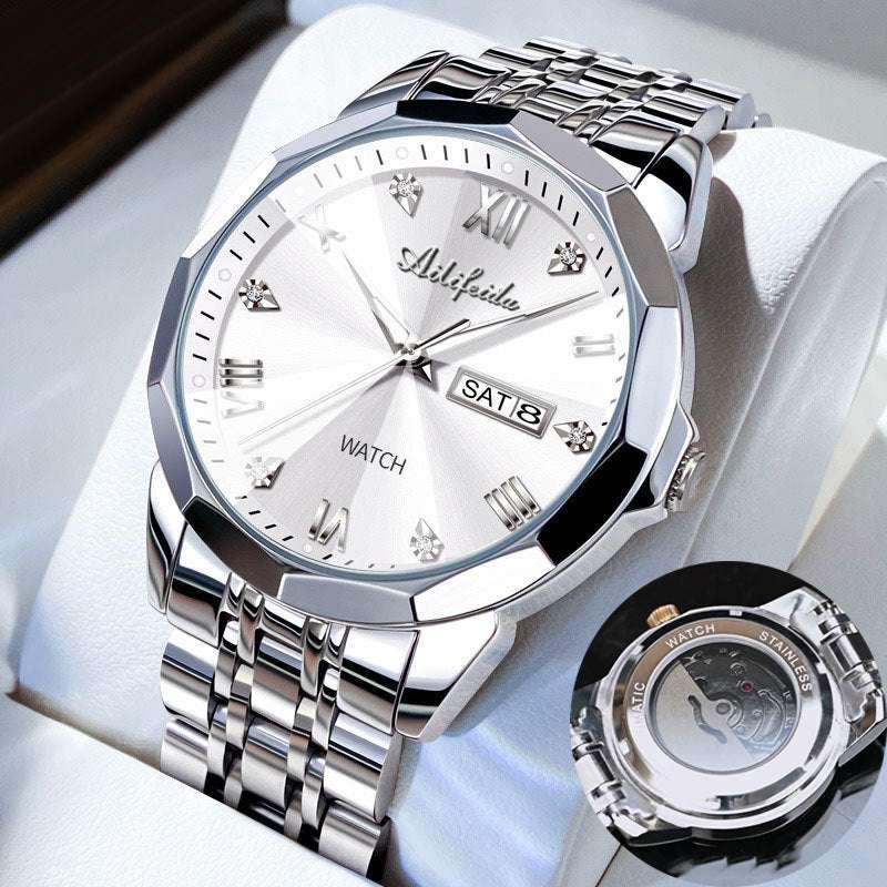 Luxury Men's Watch AILIFEIDA Waterproof Luminous Calendar Fashion