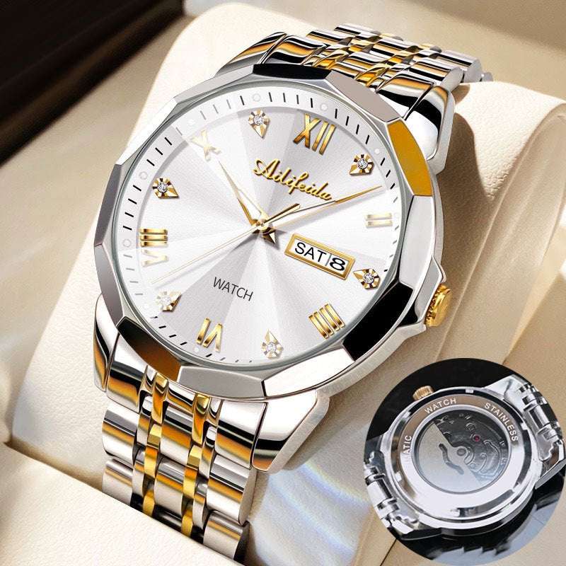 Luxury Men's Watch AILIFEIDA Waterproof Luminous Calendar Fashion