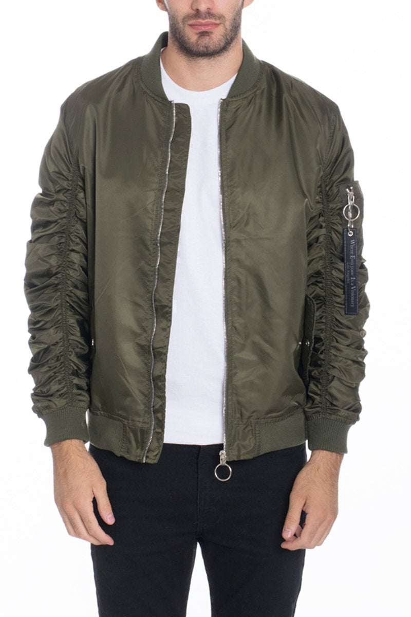 FLIGHT LINED BOMBER MALE JACKET