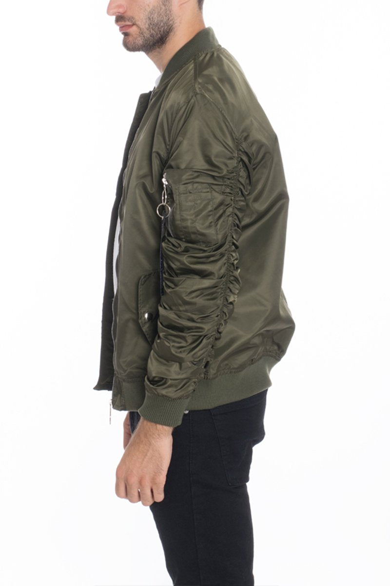 FLIGHT LINED BOMBER MALE JACKET