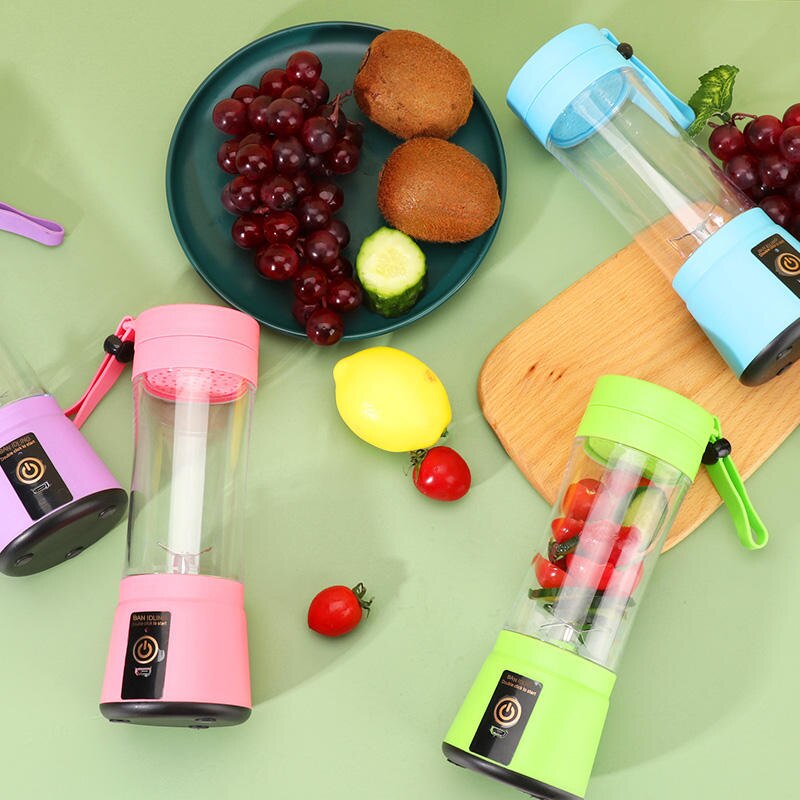 Portable Fruit Juice Blenders Summer Personal Electric Mini Bottle