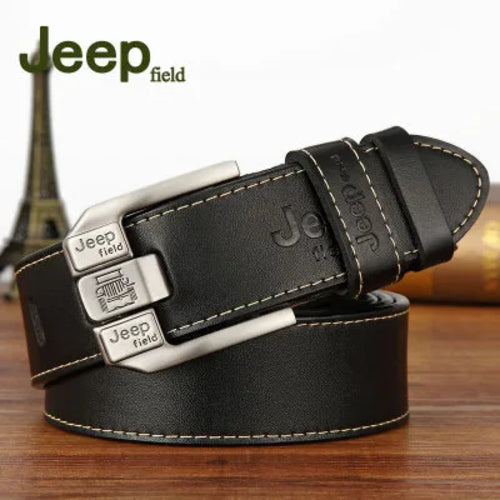 Luxury Belt for Men Genuine Leather Belt Metal Pin Buckle High Quality