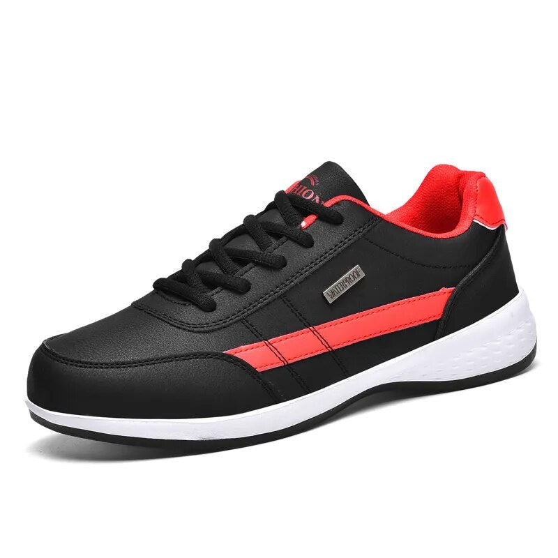 Leather Men Shoes Sneakers Light Casual Shoes Breathable Leisure Male