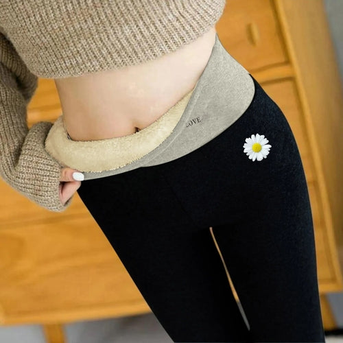 Fashion Winter Warm Leggings High Waist Velvet Leggings For Women