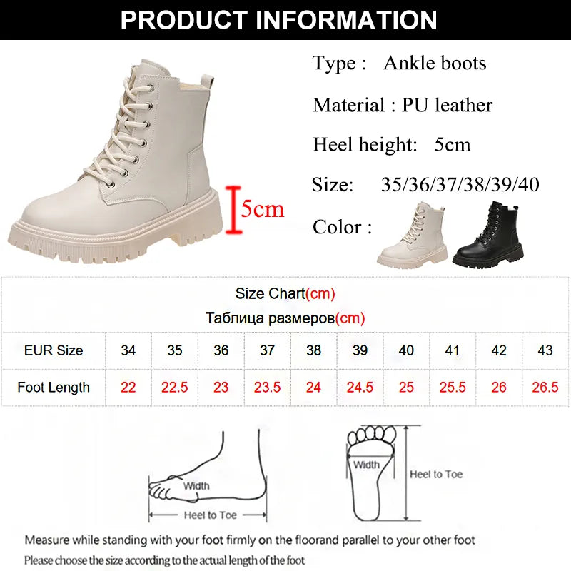 Winter Thicken Plush Ankle Boots Women 2023 New Warm Pu Leather Snow