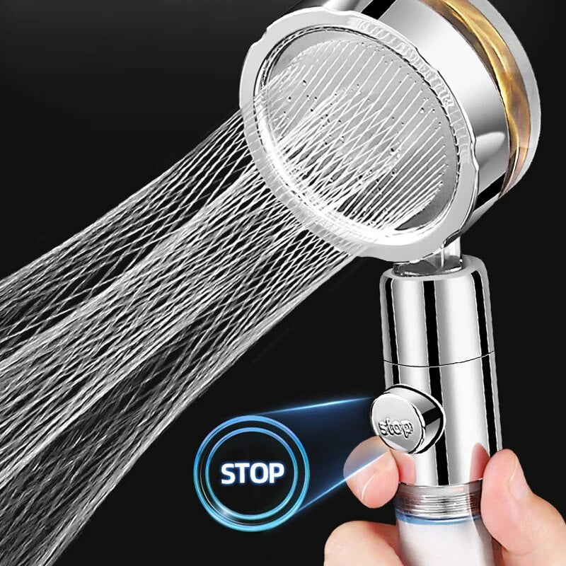 High Pressure Propeller Shower Head High Pressure 360 Rotating with