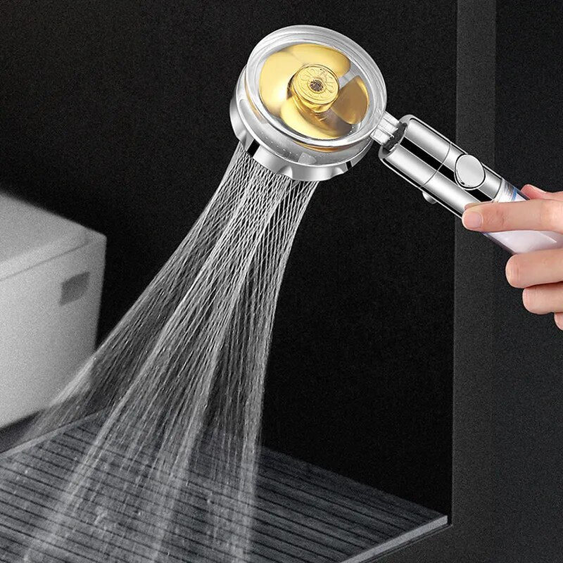 High Pressure Propeller Shower Head High Pressure 360 Rotating with