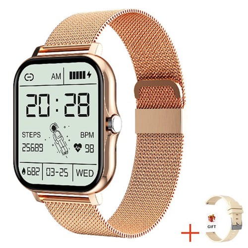 Smart Watch Men Women 2024 Fitness Bluetooth Call Connected Watches