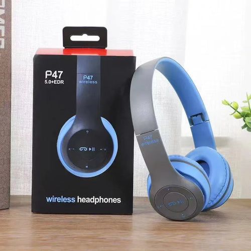 Stereo P47 Headset 5.0 Bluetooth Headset Folding Series Wireless