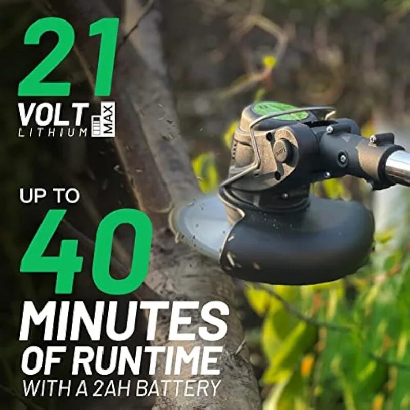 Cordless Trimmer Weed MowerTrimmer,Lightweight 3-IN-1 with Edger Tool,Mower for Garden and Yard,Liiion Battery ,21V 2Ah