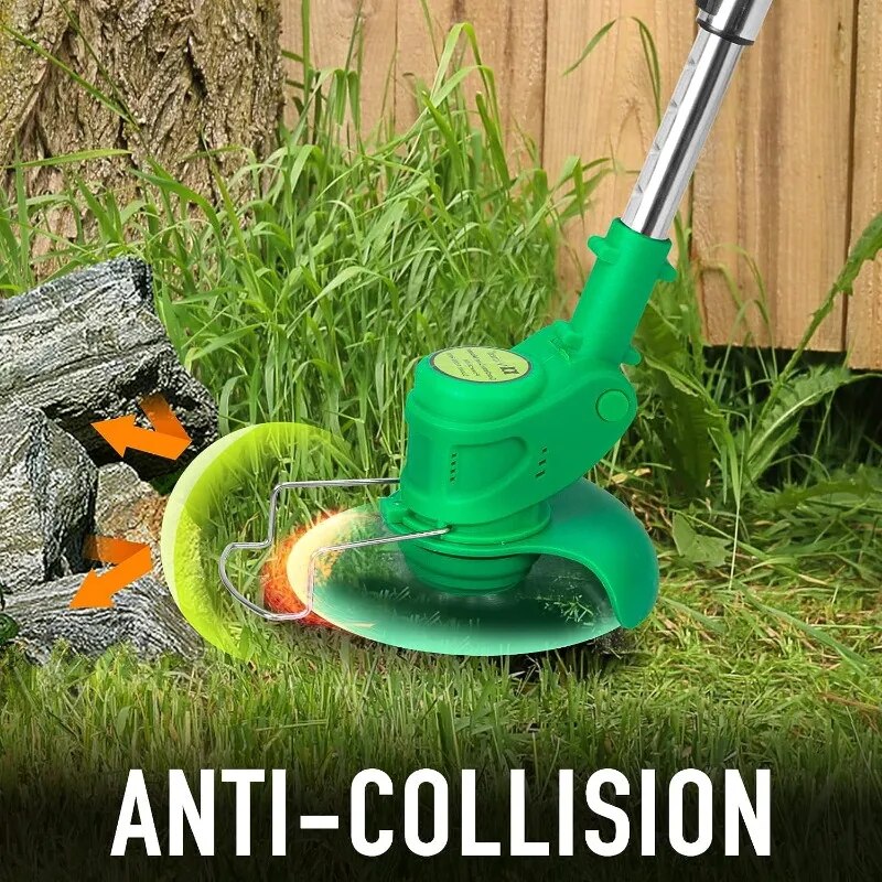 Cordless Trimmer Weed MowerTrimmer,Lightweight 3-IN-1 with Edger Tool,Mower for Garden and Yard,Liiion Battery ,21V 2Ah