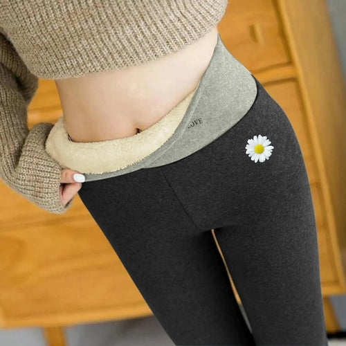 Fashion Winter Warm Leggings High Waist Velvet Leggings For Women