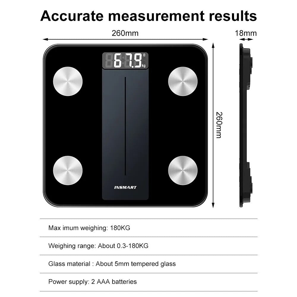 Body Weight Scale Bathroom Scale Digital Body Weight Balance