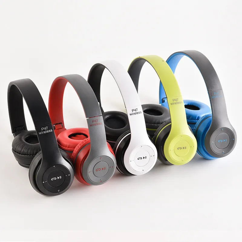 Stereo P47 Headset 5.0 Bluetooth Headset Folding Series Wireless