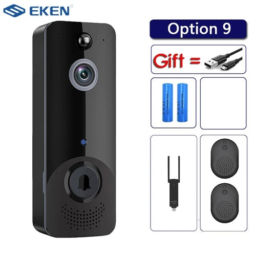 EKEN M8 IP65 WIFI Waterproof Intelligent Video Camera Visual Intercom