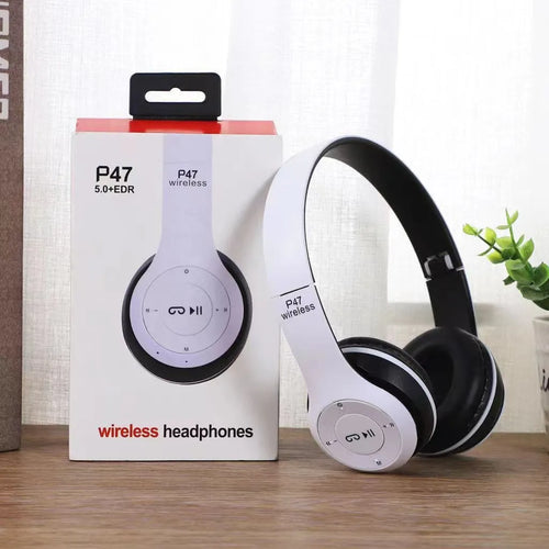 Stereo P47 Headset 5.0 Bluetooth Headset Folding Series Wireless