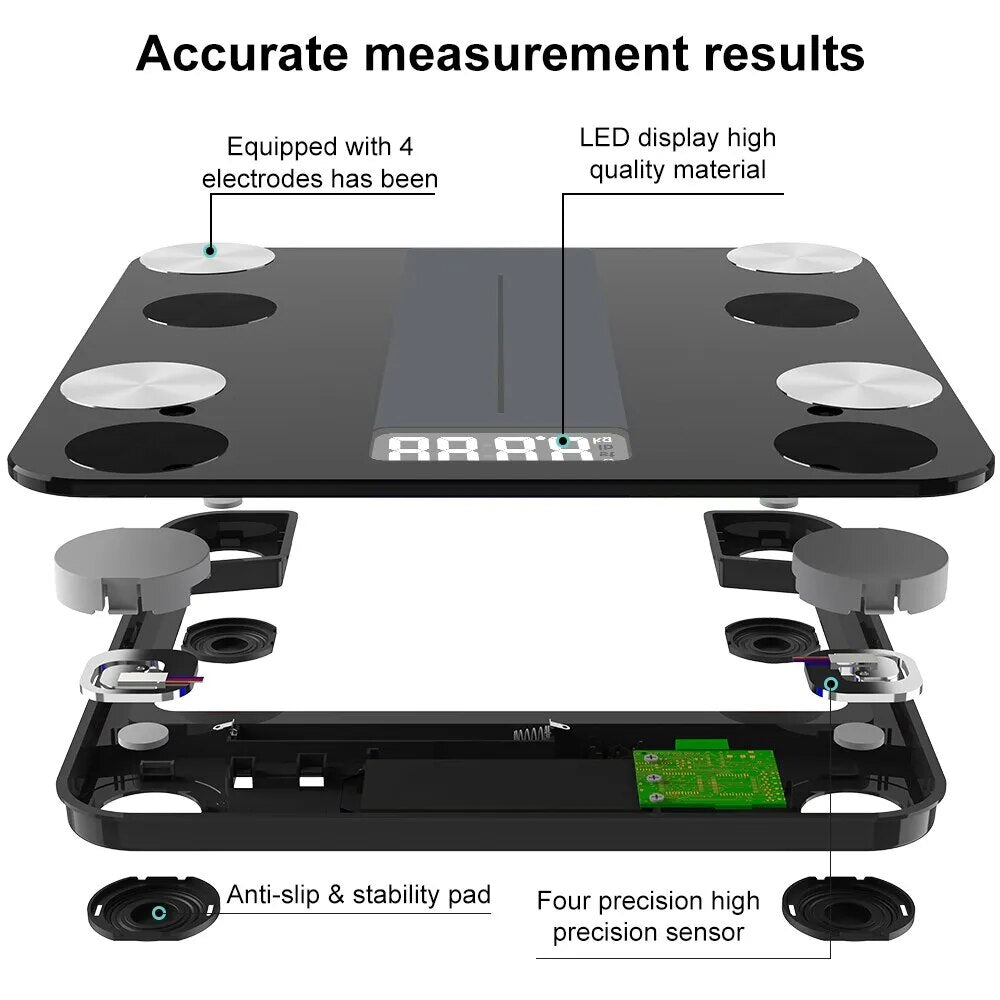 Body Weight Scale Bathroom Scale Digital Body Weight Balance