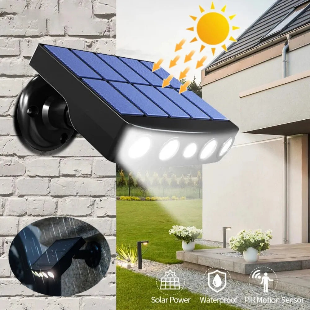 Powerful Solar Security LED Lights Outdoor Decor Sensor Motion 3 Modes