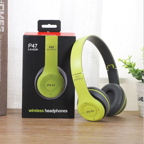 Stereo P47 Headset 5.0 Bluetooth Headset Folding Series Wireless