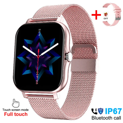 Smart Watch Men Women 2024 Fitness Bluetooth Call Connected Watches