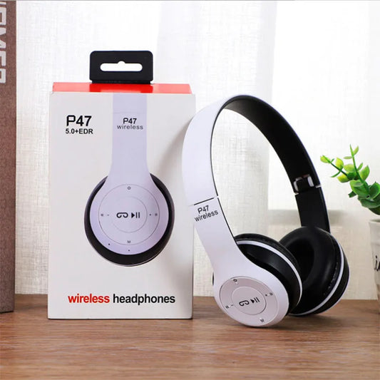 Stereo P47 Headset 5.0 Bluetooth Headset Folding Series Wireless