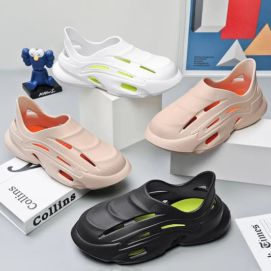 Designer Shoes for Men and Women Luxury Brand Men's Sandals High Elasticity Beach Slippers Fashion Male Casual Sneakers