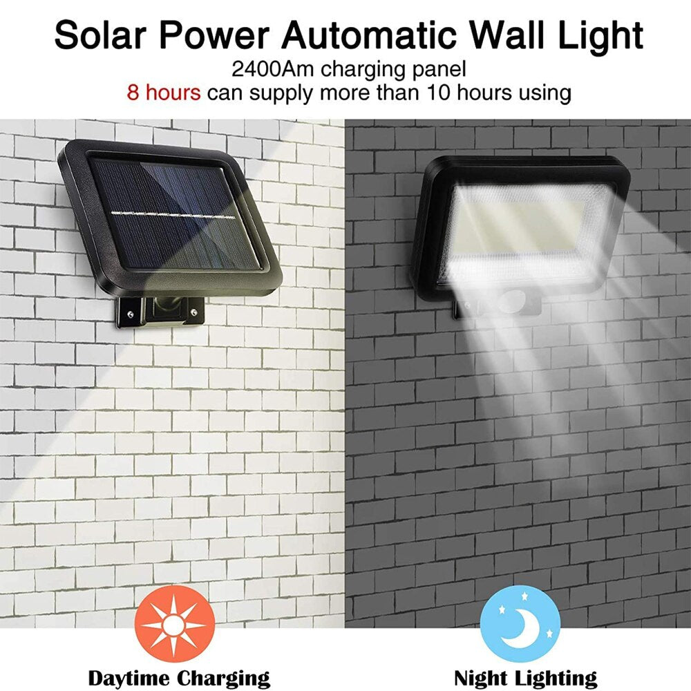 Solar Lights Outdoor Garden Wall Lamp Motion Sensor IP65 Waterproof