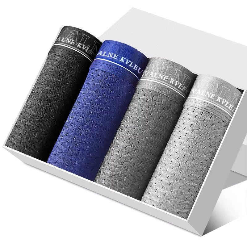 Man Summer Mesh Underpants Boxer ( Pack Of 4 ) Mesh Nylon Breathable