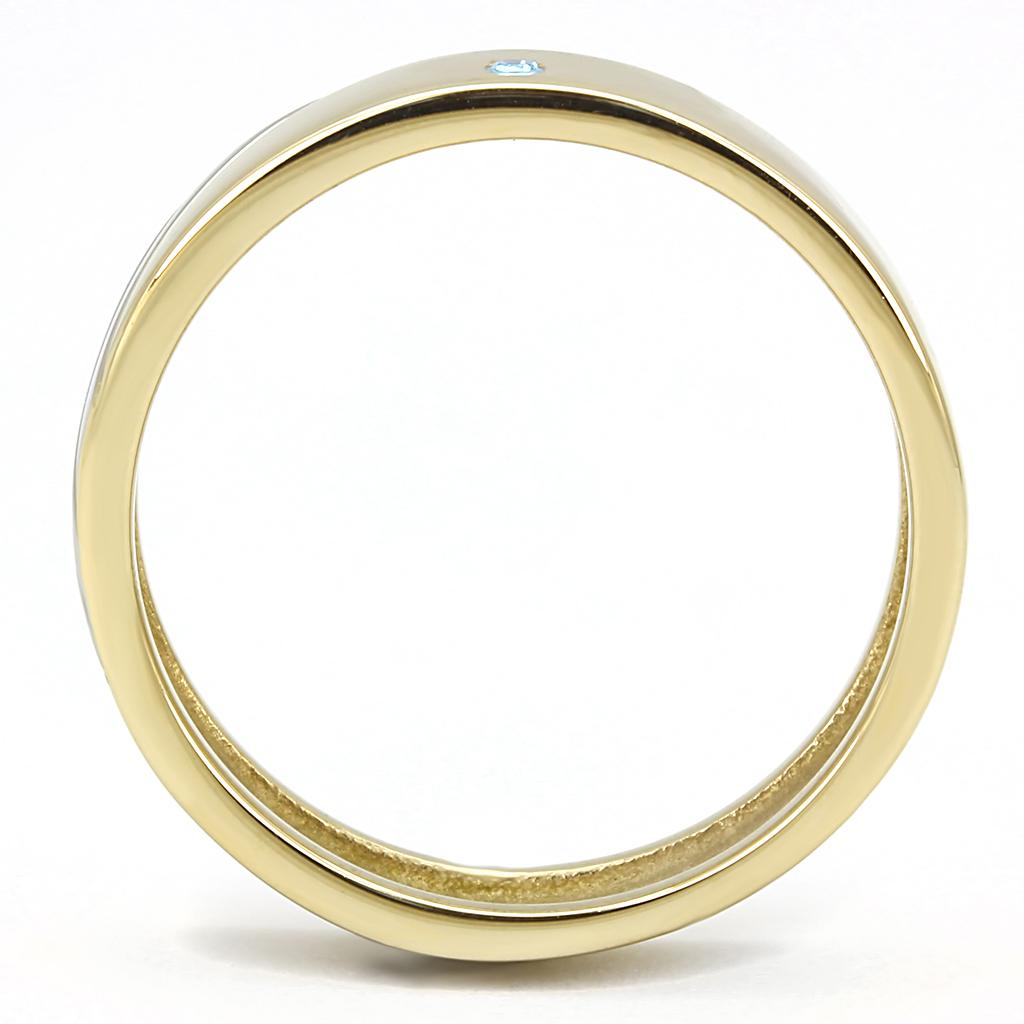 Men Stainless Steel Synthetic Crystal Rings TK3267