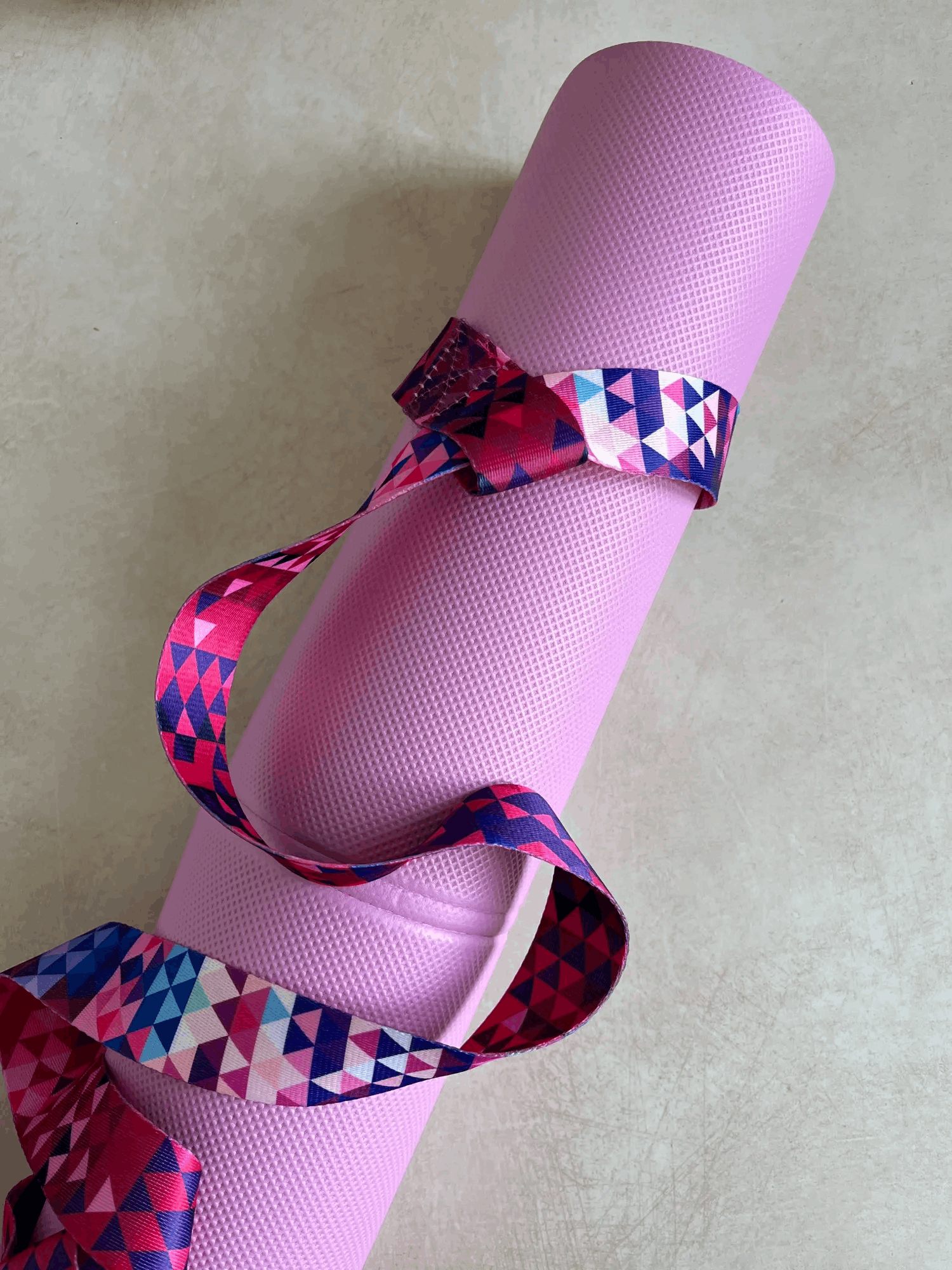 Nylon Colorful Straps Yoga Mat Strap Belt Adjustable Sports Sling Shoulder Carry Strap Belt