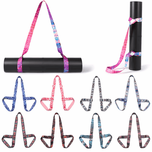 Nylon Colorful Straps Yoga Mat Strap Belt Adjustable Sports Sling Shoulder Carry Strap Belt