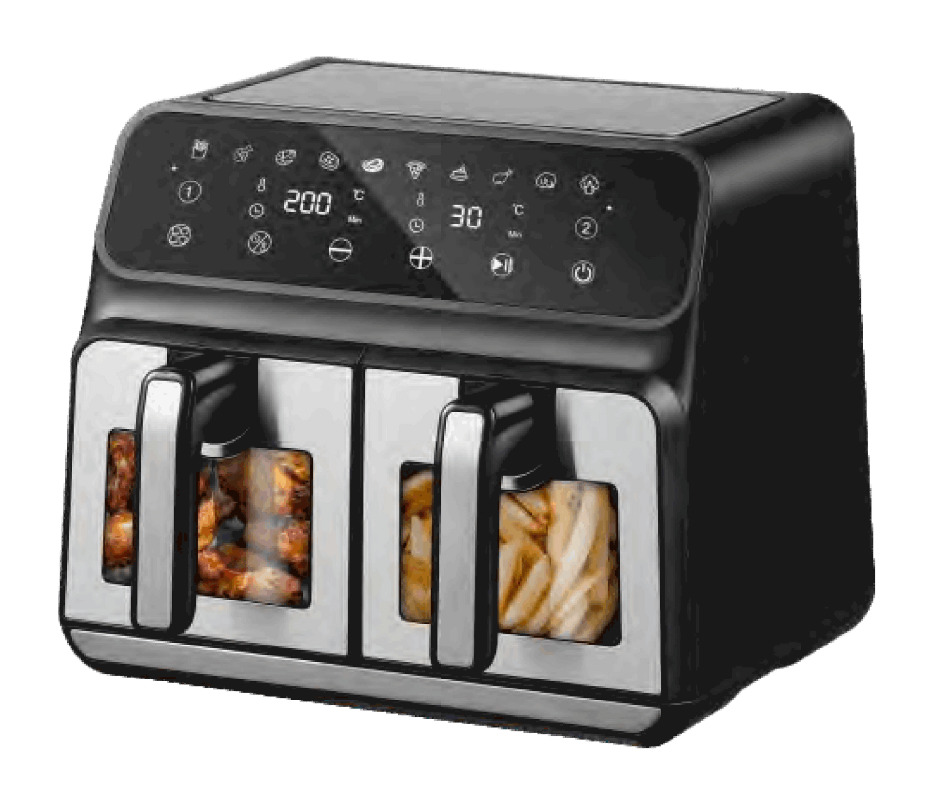 Buy 9L-8L dual basket 1800W power air fryers Plus
